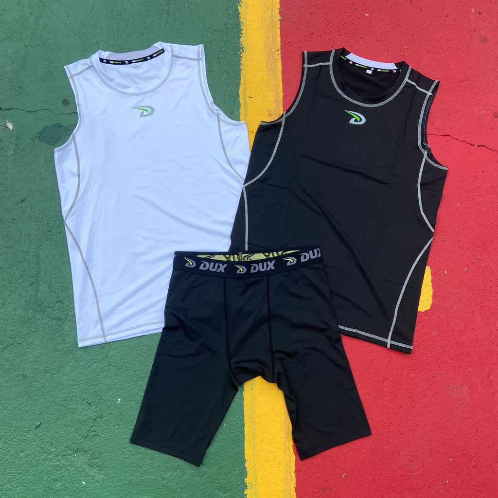 8” short compression pants
